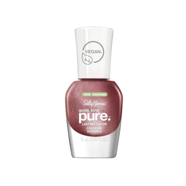 (2 pack) Sally Hansen Good.Kind.Pure. Vegan Nail Polish, Raisin' The Bar, 0.33 oz