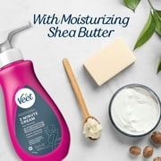 Veet Professional Hair Removal Cream, 2 Minute Body Hair Remover For Women, 13.5 Fl Oz Pump Bottle