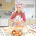 thumbnail image 3 of HLONK Cooking and Baking Set Kids Chef Set  Apron for Little Girls  Kids Age 3-10  Multicolor, 3 of 8