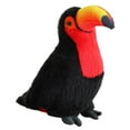 thumbnail image 4 of Tucán de peluche de juguete realista, decoración, regalo, accesorios para fotos, animal de peluche resistente para Rojo, 4 of 9