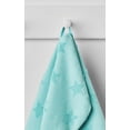 thumbnail image 4 of Your Zone Star Cotton Towel & Washcloth, Teal Star, 4 of 5