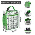 thumbnail image 3 of Panda Insulated Lunch Bag Box Student Reusable Lunch Tote Bag Lightweight Lunchbox School Travel, 3 of 6