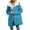 Sky Blue, variant on Women's Winter Mid Length Thick Warm Lamb Wool Lined Jacket Coat(Khaki,3XL)