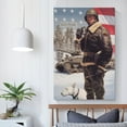thumbnail image 5 of Vintage Portrait Poster of The Great General George S. Patton (3) Picture Print Wall Art Poster Painting Canvas Posters Artworks Gift Room Aesthetic 24x36inch(60x90cm), 5 of 6