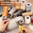 thumbnail image 6 of Uxcell Wood Grain Repair Tape 4" x 33 Feet Wood Grain Tape Wallpaper Border Maple, 6 of 7