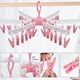 thumbnail image 2 of 2024 Sock Dryer, Foldable Clothes Hanger With 36 Clothespins, Plastic Foldable Hanger For Underwear, 2 of 5
