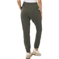 thumbnail image 4 of 32 Degrees Women's Pants Sz M Ladies' Twill Jogger Green, 4 of 4