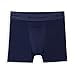 thumbnail image 3 of Terramar Men's SilkSkins 3" Inseam Boxer Briefs with Fly, Navy, Small, 3 of 3