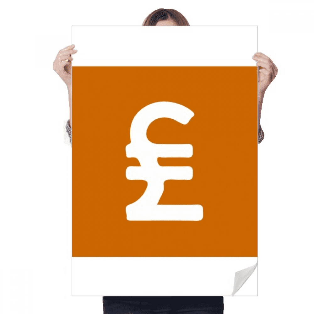 Turkey Currency Symbol Lira TRY Sticker Decoration Poster Playbill