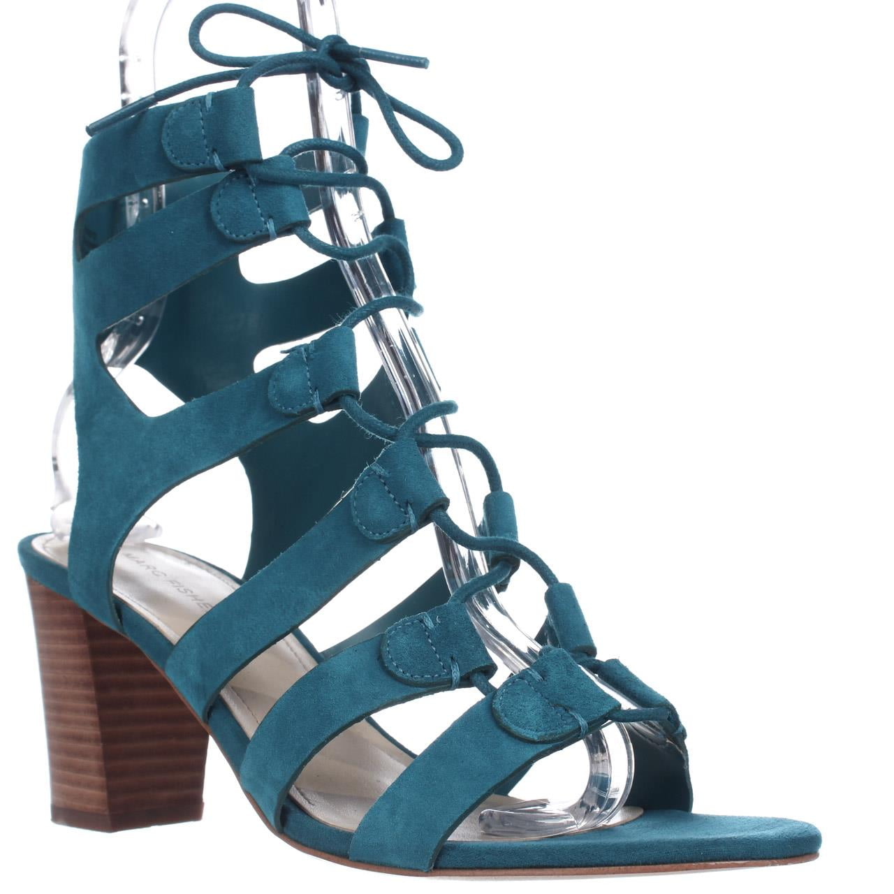 gladiator block heel sandals