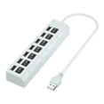 thumbnail image 2 of USB Hub 7 Port Multi USB Splitter Power Adapter Multiple Expander With On Off Switch For PC Laptop ,Powerful Charging, 2 of 5
