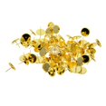 thumbnail image 1 of 100 piezas de latón en blanco para pendientes, engaste de bisel para hacer joyas, accesorios de bricolaje Dorado 12mm, 1 of 9