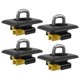 thumbnail image 1 of Tie Down Anchors Retractable Truck Bed Top Side D Ring for 1998-2014 F150 1999-2013 GM 1995-2008 RAM 4PCS, 1 of 5