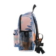 thumbnail image 4 of FORMRS School Backpack with Front Zippered Pocket 12" Student Travel Daypack, Pink Leaves, 4 of 6
