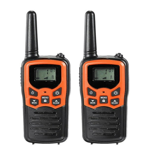 Radio Walkie Talkie portátil, 22 canales, 10 Km, Uhf, 400-470 Mhz, transceptor de comunicación de largo alcance de banda Dual, 2 uds.