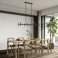 thumbnail image 3 of Livex Lighting - Copenhagen - 8 Light Linear Chandelier In Mid Century Modern, 3 of 14