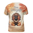 thumbnail image 2 of Happy Thanksgiving Labrador Retriever Turkey Costume Pumpkins Autumn Leaves All Over Print 3D Shirt Unisex Merch Lab Dog Lover Gifts - 13014, 2 of 6