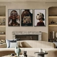 thumbnail image 4 of Black Women Wall Art African American Wall Decor Trendy Girl Poster Print Black Gold Female Room Painting Picture for Bedroom Living Room Unframed, 4 of 6