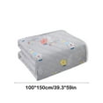thumbnail image 3 of Qocolhg Summer Cooler Quilt, Washable & Lightweight Summer Comforter Cooling Blanket for All Season Use, Machine Washable, Bedding Soft Coverlet Conditioned Quilts for Kids, 39x59 inch, Gray, 3 of 7