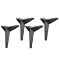 thumbnail image 2 of de sofá para muebles triangures de alta resistencia para tocador, Negro 17cm Zulema Patas del gabinete del sofá, 2 of 8