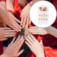thumbnail image 3 of fastboy False Nail Removable Wearable Simple to Apply Smooth Surface Various Shapes Fake Fingernail Strong Viscosity Charming Paster 38, 3 of 8