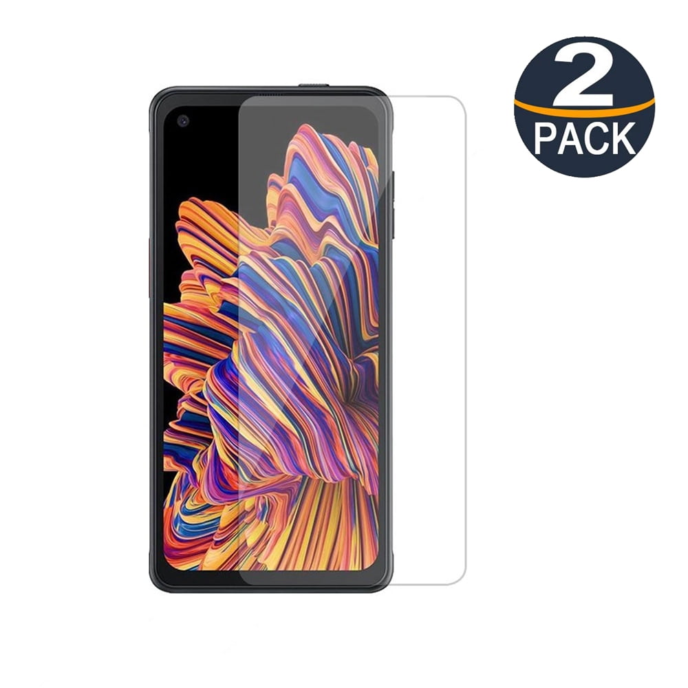 PST [2 Packs] Samsung Galaxy XCover Pro 2020 Screen Protector, Premium Tempered Glass Screen Protector with Case Friendly & Bubble Free