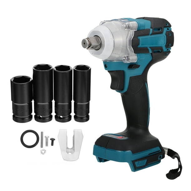 NUOLUX 1 Set Electric Impact Wrench Rechargeable Lithium Battery Impact