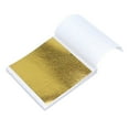 thumbnail image 2 of 100 Sheets Imitation Gold Foil Paper For Diy Art Crafts Decorations, Each Sheet Measures Approx 5 X 5 Inches (9 X 9 Cm) Made Of Copper, Ideal For Craft Projects Interior Designs, 2 of 3