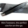 thumbnail image 2 of Pinzas Zizzili Basics Mini Slant para cejas y vello facial, 2 of 5