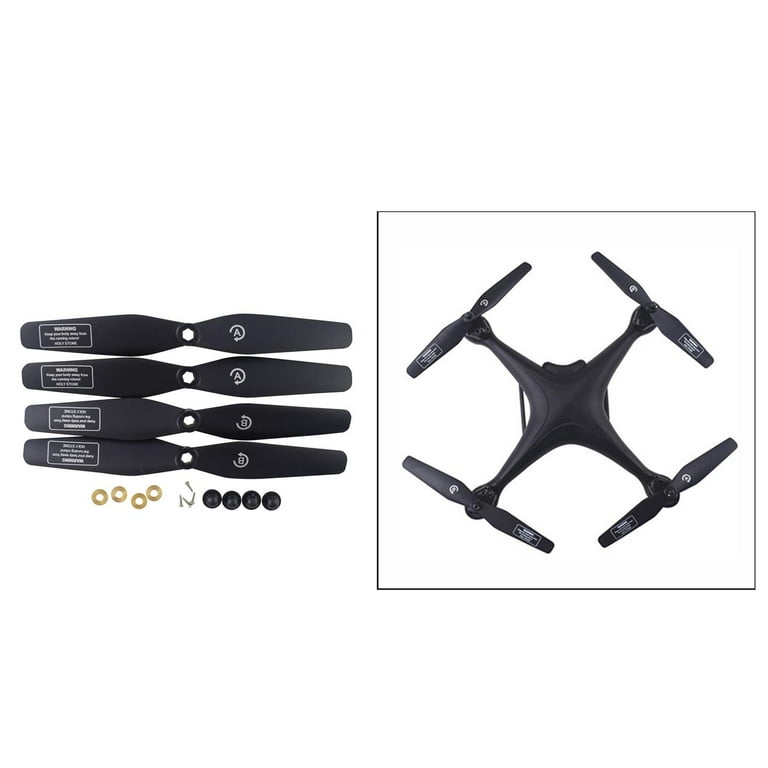 PETSOLA 6x4x Drone Propellers for S20W S30W T18 H301S T25 HS110D Drone Black Walmart