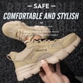 thumbnail image 3 of AUXDIQ Work Shoes Men Women Breathable Steel Toe Cap Industrial Trainers Lightweight Construction Sneakers Sport Shoes, 3 of 6