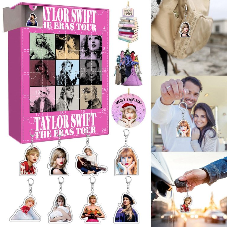 Taylor Swift Merch,Taylor Swift Advent Calendar 2023,Taylor Swift Gifts,Christmas  Advent Countdown Decoration 24 Pieces Gift ChristmasDecoration And Keychain  Surprise Christmas Countdown - Walmart.com