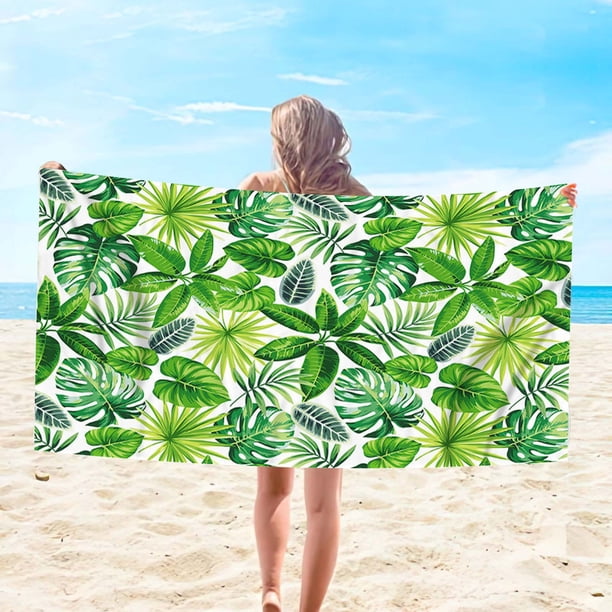Toalla de playa de microfibra, toalla de playa súper colorida, toalla de baño a prueba de arena, manta de playa, toalla multiusos para viajes, piscina, 30 x 60 pulgadas, tienda de campaña para niños D