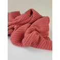 thumbnail image 4 of Minerva Chunky Cotton Sweater Knit Stretch Fabric Dark Dusky Pink - per yard, 4 of 6