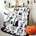 thumbnail image 2 of Halloween Blanket,Witch Flannel Throw Blankets, for Kids Women,Halloween Throw Blanket for Couch Sofa Bed Chair Decorations 50 x 60 inches, 2 of 6