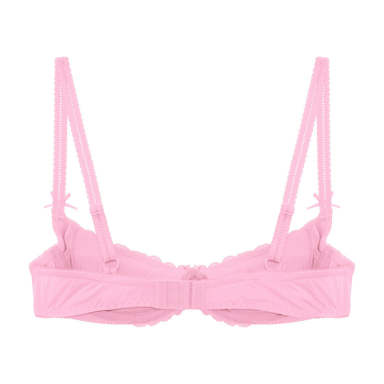 Lola lace pink push-up bra