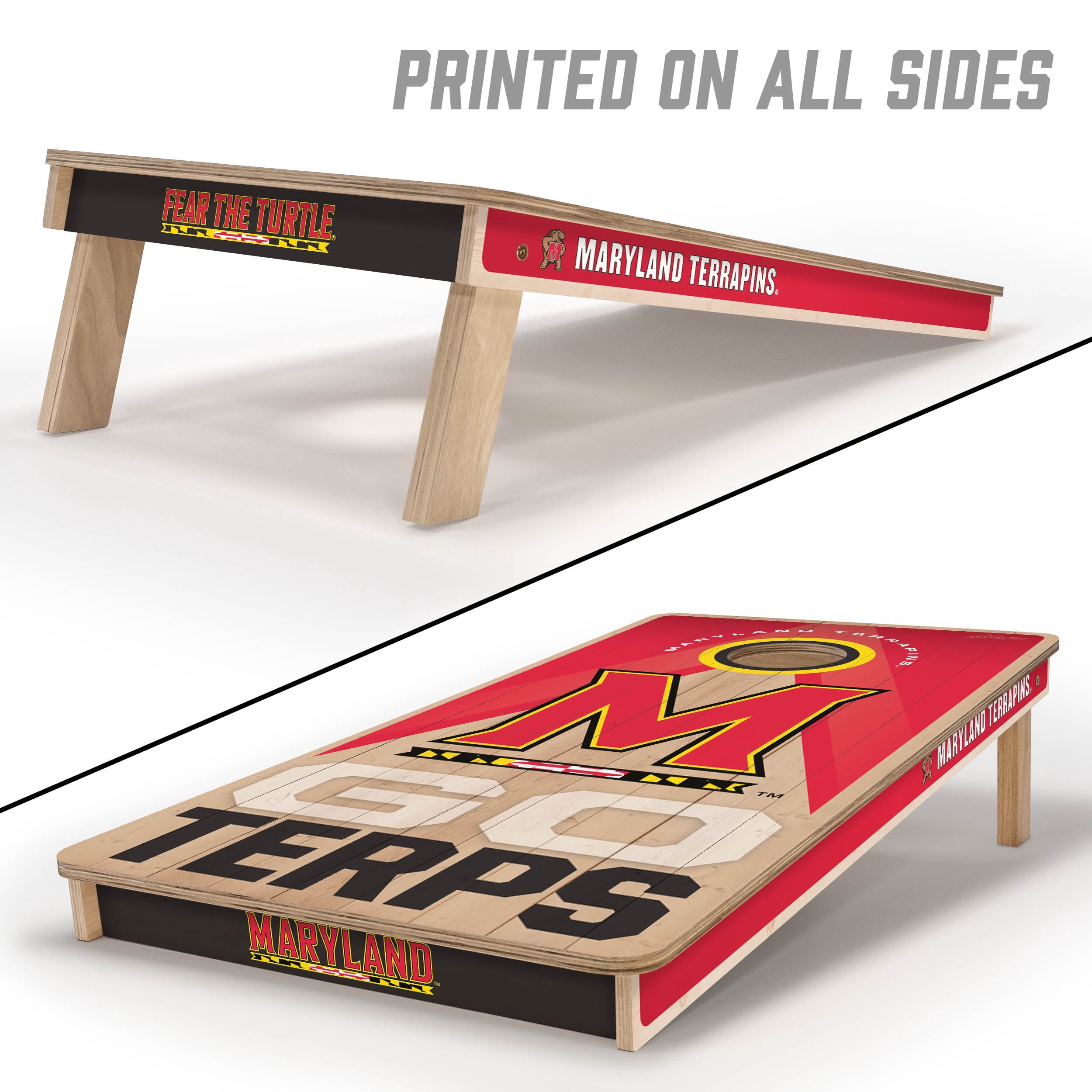YouTheFan NCAA Maryland Terrapins 2x4 Slogan Series Cornhole