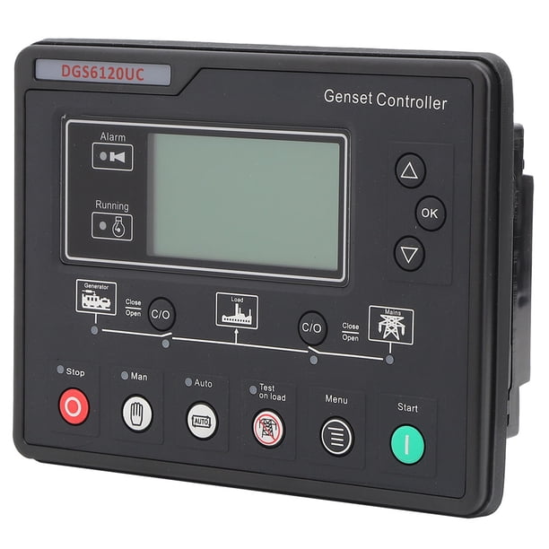 Backlight Generator Control Panel, Stable 8 Languages Genset Controller ...