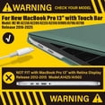 thumbnail image 3 of Funda IBENZER compatible con MacBook Pro 13, color verde medianoche, 3 of 9