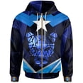 thumbnail image 2 of Sudadera con capucha y estampado 3D de la bandera de Somalia para hombres y mujeres, sudaderas con capucha informales de manga larga con cremallera y emblema nacional, 2 of 4