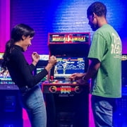 Arcade1Up Mortal Kombat II Deluxe Arcade Machine Gaming Cabinet with 14 Games