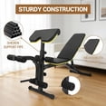 thumbnail image 5 of Ataucjin Multifunctional Adjustable Weight Bench for Full Body Workout,Dumbbell Bench with Thick Padded Seat & Backrest for Home Gym Strength Training,396 Lbs Weight Capacity, 5 of 6