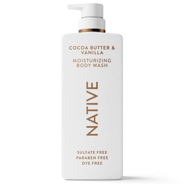 Native Moisturizing Body Wash, Cocoa Butter & Vanilla, Sulfate Free, 22 fl oz