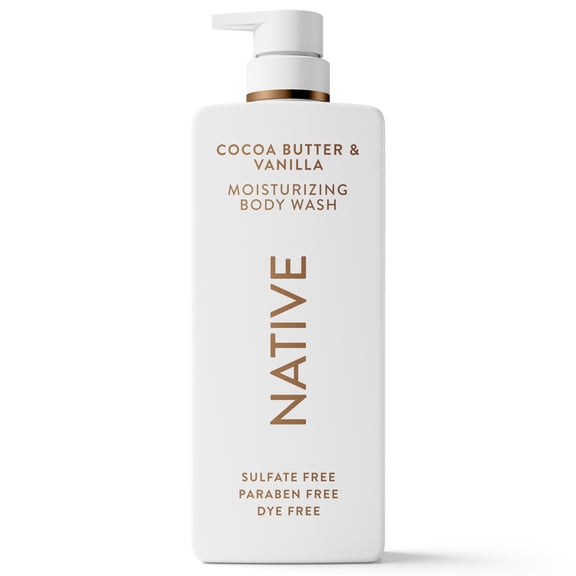 Native Cocoa Butter & Vanilla Moisturizing Body Wash 22 fl oz