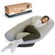 thumbnail image 1 of Almohada corporal Plufl Hugl refrescante en U, gris, 1 of 9