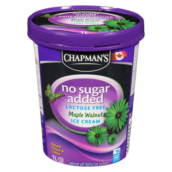 Chapman's No Sugar Added/Lactose Free Maple Walnut Ice Cream, 1L
