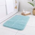 thumbnail image 1 of Carvapet Non-Slip Bath Mat Microfiber Soft Bathroom Mats, 20"x 32", Blue, 1 of 6