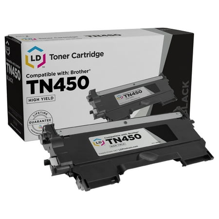 Brother TN450 High Yield Black Compatible Toner Cartridge TN-450 TN420 TN-420 MFC-7240 MFC-7360N MFC-7365DN MFC-7460DN MFC-7860DW HL-2240 HL-2130 HL-2132 HL-2220 HL-2230