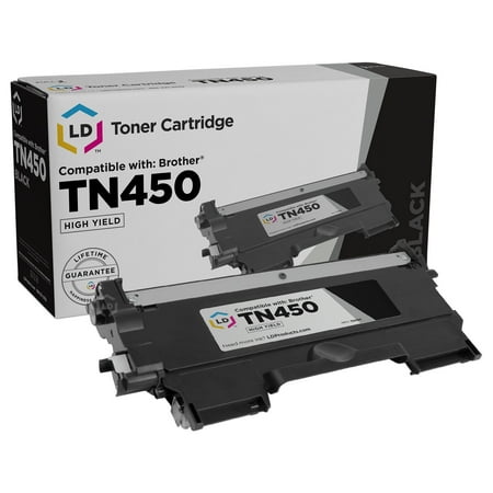 Compatible High Yield Toner (Brother TN450 High Yield Black Compatible Toner Cartridge TN-450 TN420 TN-420 MFC-7240 MFC-7360N MFC-7365DN MFC-7460DN MFC-7860DW HL-2240 HL-2130 HL-2132 HL-2220 HL-2230)