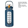 thumbnail image 7 of Large Capacity Motivational Water Bottle with Time Marker Food Grade Wide Mouth Leakproof Sports Water Bottle with Handle, 7 of 7